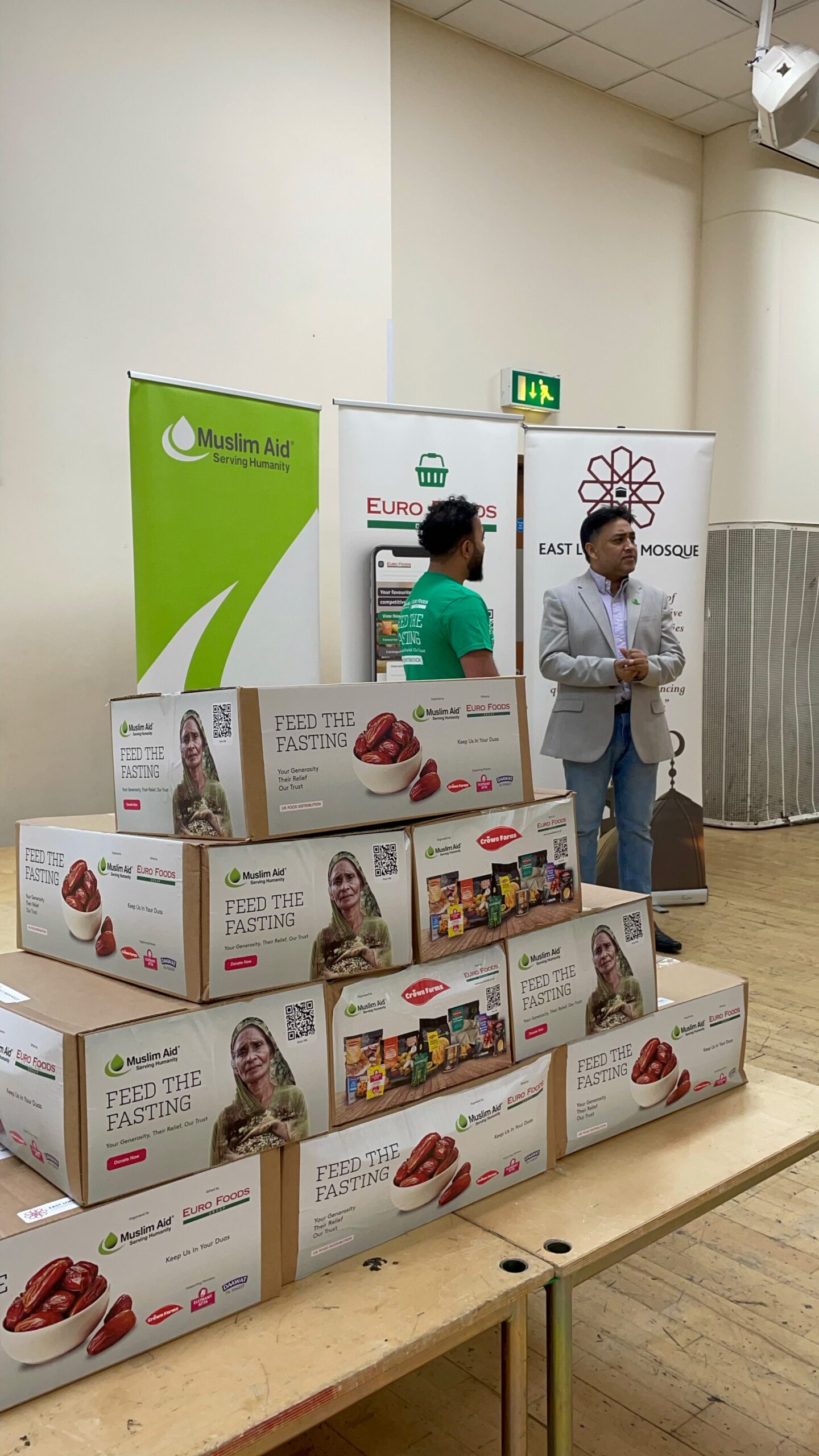 muslim aid with Euro Foods
